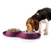 Pet Stainless Steel Food Water Bowl With Non-Slip Silicone Base - Dog Food Bowls