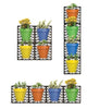 Wall Hanging Planters Set - Indoor Outdoor Customizable Wall Planter Pot Set