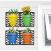 Wall Hanging Planters Set - Indoor Outdoor Customizable Wall Planter Pot Set