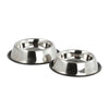 2 Pack Stainless Steel 32 Oz. & 16 Oz. Pet Bowl - Dog Cat Food Bowls