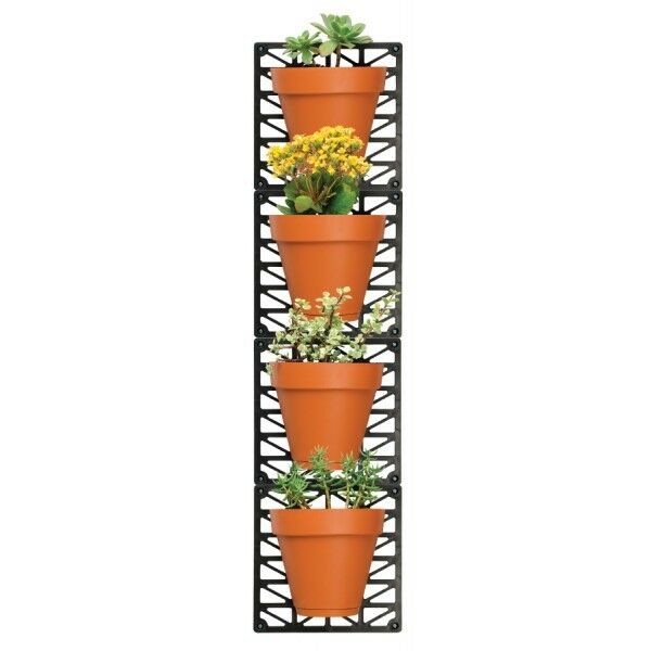 Wall Hanging Planters Set - Indoor Outdoor Customizable Wall Planter Pot Set