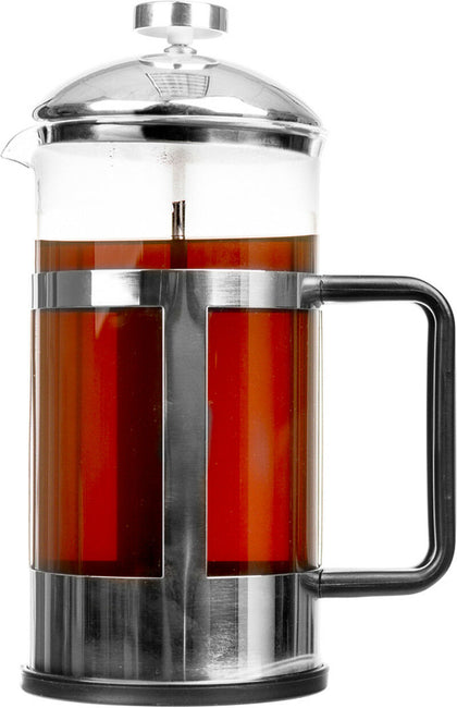 French Press 34 Oz Coffee Maker & Tea Maker With Stainless Steel Frame & Lid