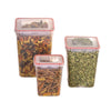 Pcs Plastic Tall Food Storage Containers Set With Air Tight Locking Lids
