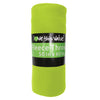 Imperial Home 50 x 60 Inch Soft Cozy Fleece Blanket / Fleece Throw - Lime Green