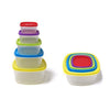 Always Fresh Plastic Food Containers Fiesta Edition Square - 10 pcs Set