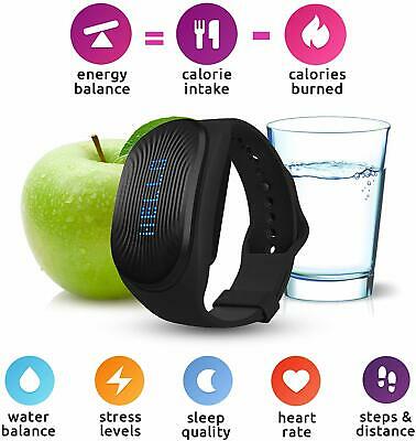 GoBe2 Weight Loss Fitness Band Calorie Balance Stress Heart Rate Step Tracker *