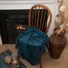 Imperial Home 50 x 60 Inch Soft Cozy Fleece Blanket / Fleece Throw - Navy Blue