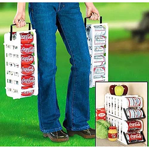 Store N' Tote Stackable Can Dispenser Durable Plastic Can Holder Rack One