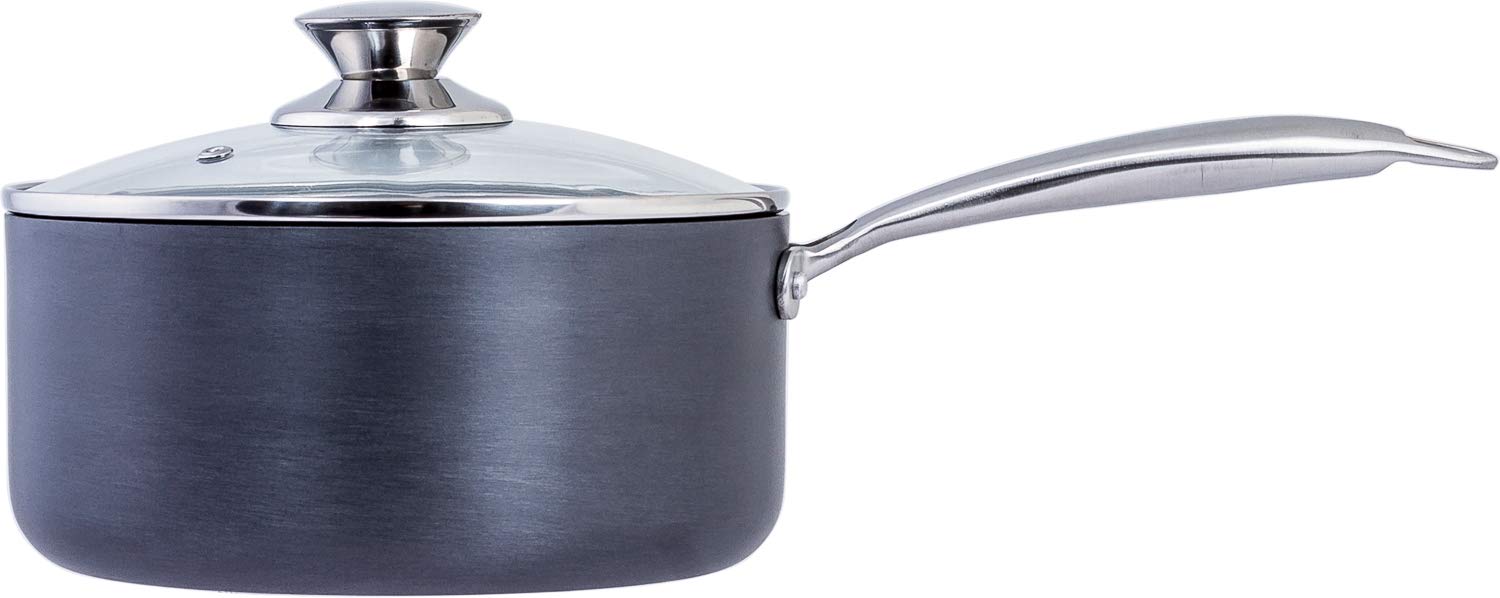 Hard Anodized Aluminum Cookware Set – 8 Piece Cookware Sets – Pots and Pans Set – Nonstick Aluminum Cookware Pot and Pan Set