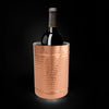 Copper Double Wall Wine Cooler – Insulated Cooler Ice Bucket – Champagne Bucket or Wine Chiller Bottle Cooler