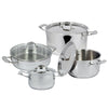 4 Piece Stainless Steel Cookware Set