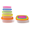 Always Fresh Plastic Food Containers Fiesta Edition Rectangle - 10 pcs Set