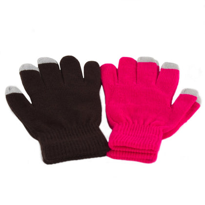 Imperial Home Women’s Winter Touchscreen Gloves – 2 Pair Outdoor Spandex Texting Mittens