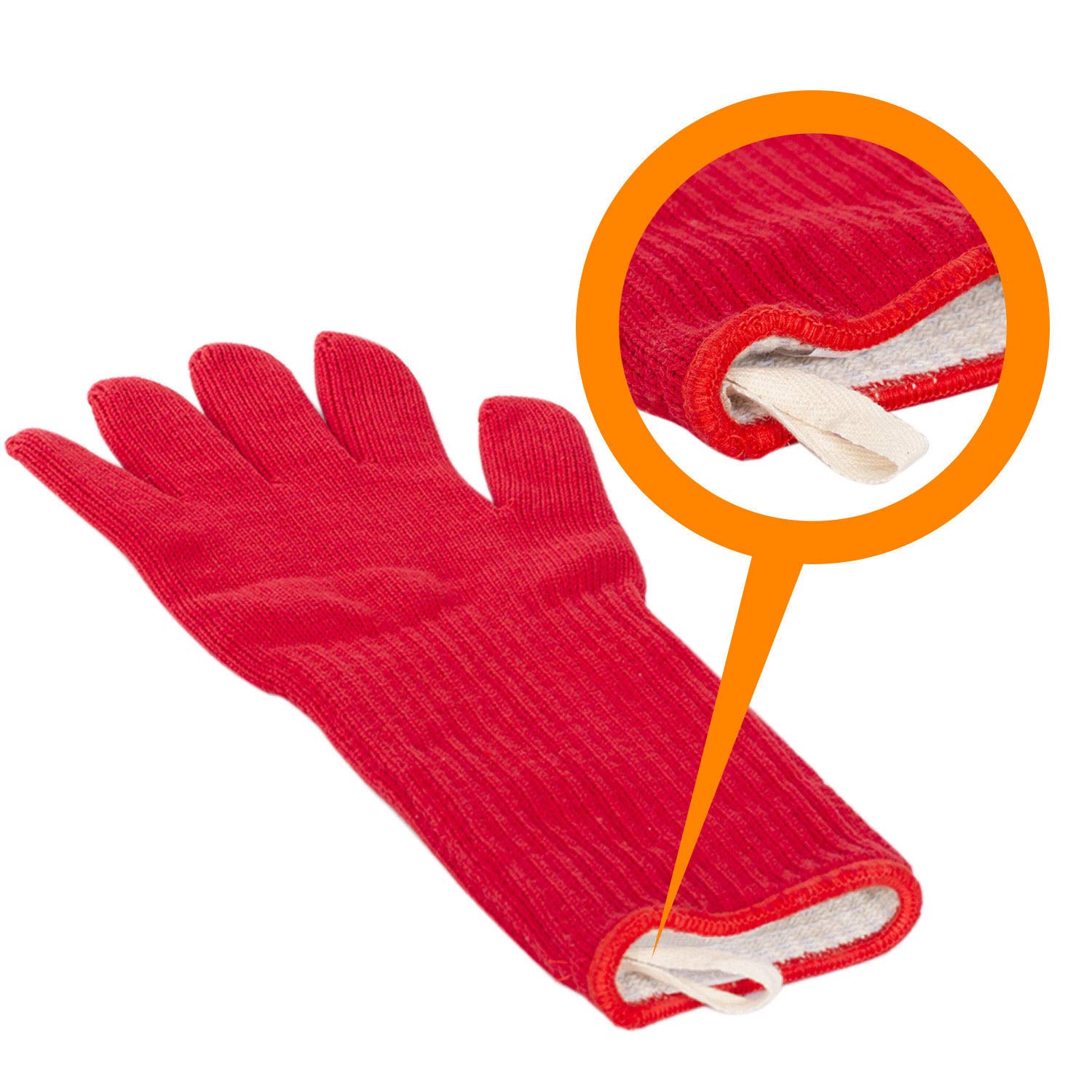 Super Oven Glove Extra Thick Extra Long Heat Resistant Oven Mitt Pot Holder Red