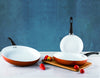 Healthy Nonstick Ceramic Coated Frying Pan - 3 Pcs Eco Friendly Durable Fry Pan Cookware Set (8", 10" & 12" Pans) (Copper Ceramic Coat)