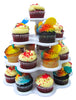 Dessert Cup Cake Stand - 4 Tier Plastic Cupcake Wedding Birthday Party Display