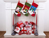 Large Embroidered Classic 3D Christmas Stockings - 18" Santa Toy Stockings