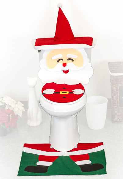 Smiling Santa  bathroom set (MW2294)-Kit