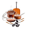 MW - Cookware Set - Copper 12 Pcs Set (MW3872)