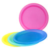 Colorful Sturdy Reusable Dinner Plates - Party BPA - Free Plastic Plates