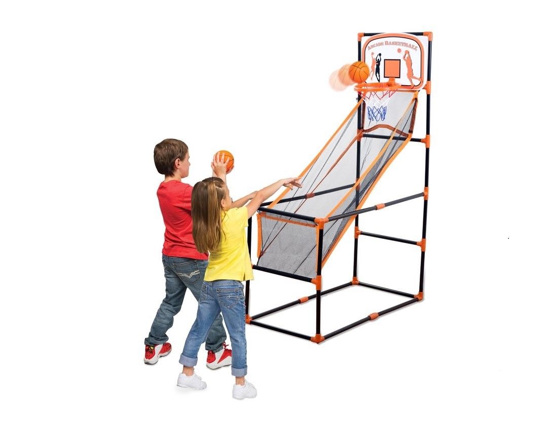 3 in 1 Arcade Kids Game Center - Basketball Soccer & Hockey Kid Sport Game Set