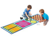 Children 4 in 1 Game Play Rug Games for Kids Checkers Tic Tac Toe Backgammon
