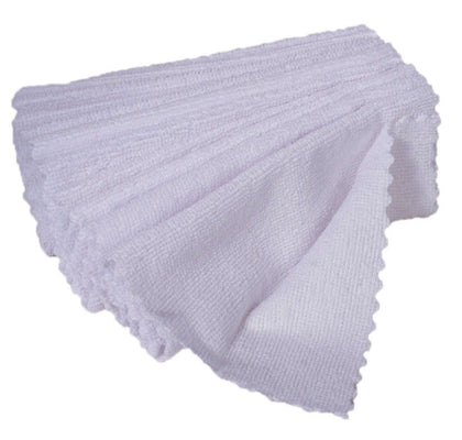 48 Pack Microfiber Cleaning Cloth No-Scratch Rag Car Polishing Detailing Towel