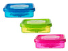 Set of 3 Sandwich Container for Lunch Boxes - Sandwich Box For Kids & Adults (Multi Color)