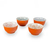 High Quality Large 6 Inch Ceramic Cereal Soup Pasta Bowl Set 4 Pcs Ceramic Bowls