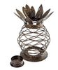 Metal Black Finish Pineapple Lantern Tealight Candle Holder
