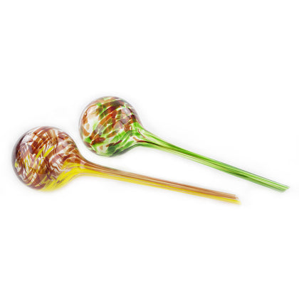 Aqua Watering Globes Plant Watering Glass Bulbs Plant Watering Globe Kit 2 Pack