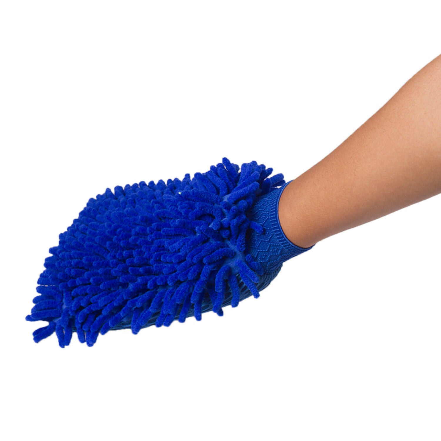 2 Pack Microfiber Car Wash Glove Knobby - Jumbo Car Washing Mitt Gloves