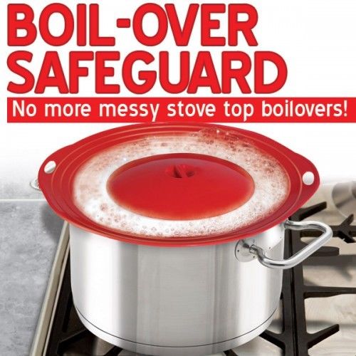 Boil Over Safeguard - Stovetop or Microwave Spill Stopper