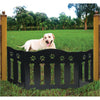 Solid Wood Folding Dog Pet Gate - Wooden Pet Gates Black