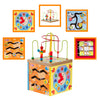 Wooden Multi Function 5 in 1 Kids Learning Game Center Wood Baby Activity Center