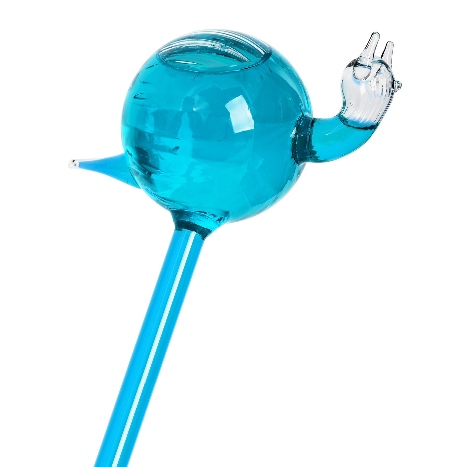 Clear Aqua Globes Plant Watering Glass Bulbs - Bird Snail Mushroom Owl Design
