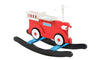 Classic Wooden Fire Truck Rocker - Wood Kid Fireman Rocker