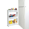 Rolling Storage Cart - Pull Out Pantry Cabinet - Slide Out Storage Shelf