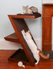 Wooden Cat Scratcher & Cat Perch