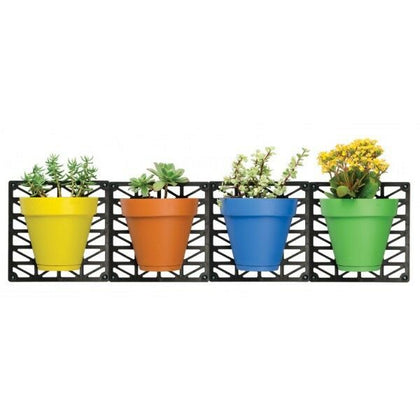 Wall Hanging Planters Set - Indoor Outdoor Customizable Wall Planter Pot Set