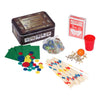 5 in 1 Travel Games Set Old School Tin Box Game Set Poker Marbles Tiddlywinks