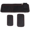 Black Auto Sun Visor Organizer With Phone Holder - Store Your Map Receipts Phone