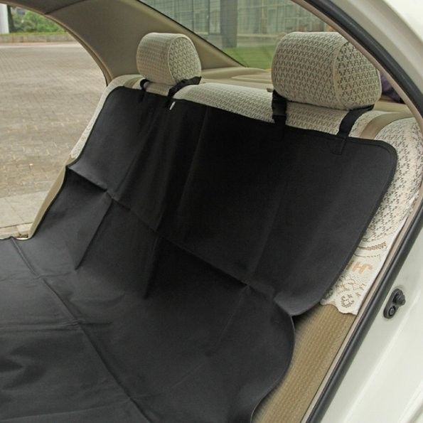 Black Waterproof Dog Seat Cover - Pet Auto Seat Protector