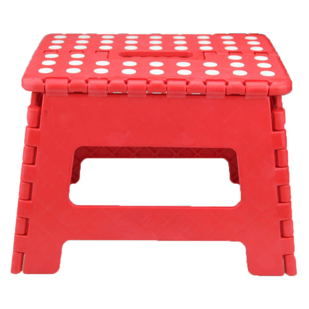 Home Folding Step Stool For Kids Adults 12" Heavy Duty Plastic Stool With Handle