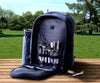 Insulated Picnic Cooler Backpack Set Bag Basket With 2 Person Accessories