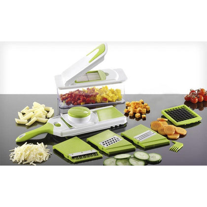 Mandoline Slicer Grater - 15 pcs. Multi Blade Food Chopper & Vegetable Cutter