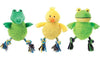 Soft Laughing Dog Toy Set - Frog Duck and Alligator Dog Toys