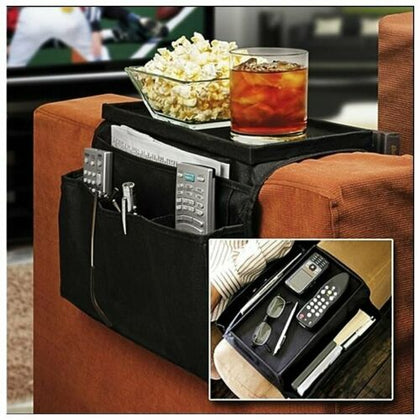 Couch Buddy Remote Control Holder Sofa Arm Rest Organizer Caddy