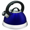Stainless Steel Whistling Tea Kettle - 2.8 Liter Encapsulated Tea Maker Pot Blue